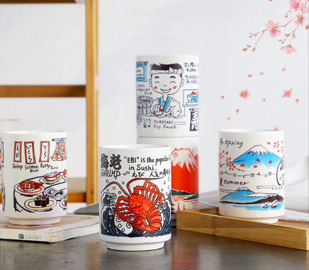Traditional Japanese Ceramic Tea Cups - BritishElegance