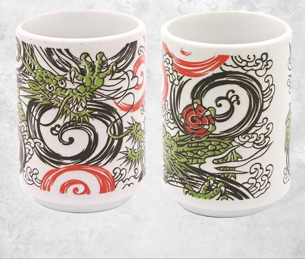 Traditional Japanese Ceramic Tea Cups