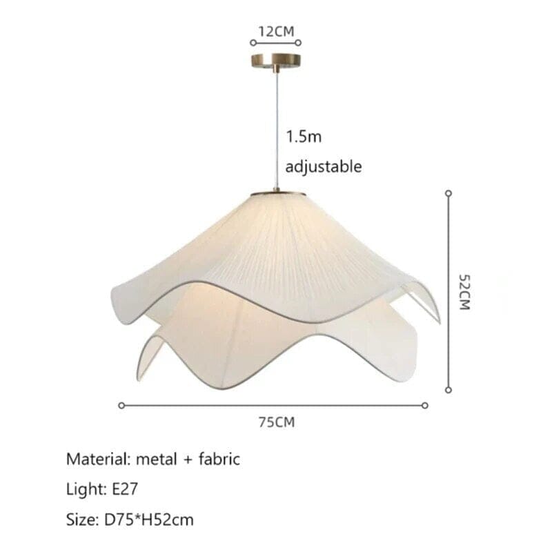 Elegant Floral Hanging Lamp Shade