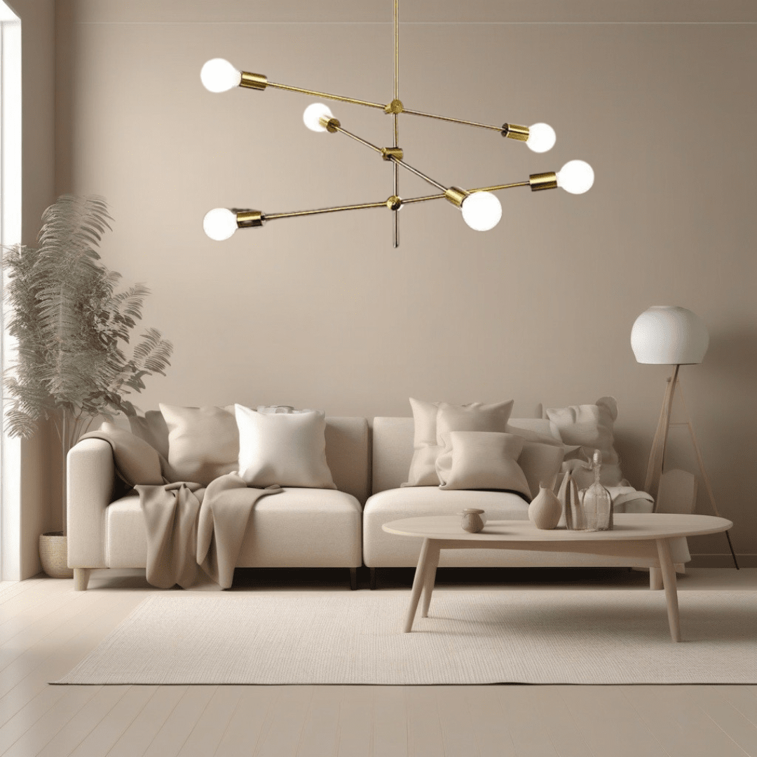 Elegant Glass Drop Chandelier - VogeLuxe