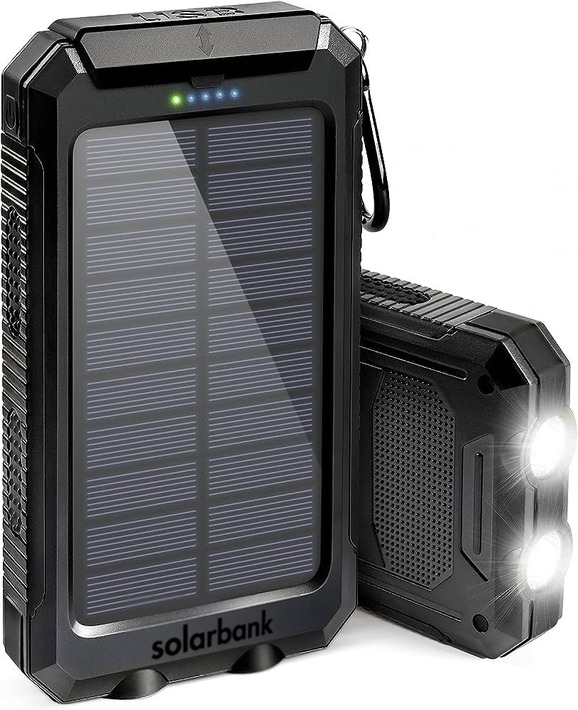 Portable 20000mAh Outdoor Solar Charger