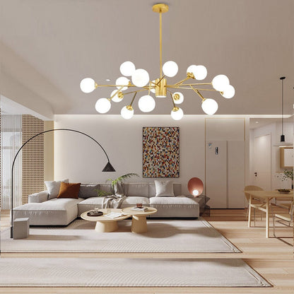 Luxury Glass Ball Chandelier - VogeLuxe
