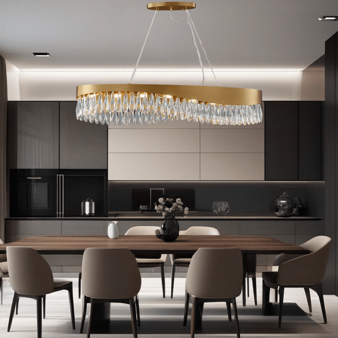 Elegant Drop Ceiling Light Fixture - VogeLuxe