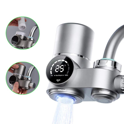 PureFlow LED Faucet Filter for Fresh Drinking Water - BritishElegance