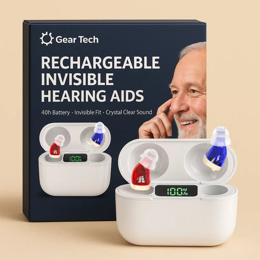 Clear Sound Rechargeable In Ear Hearing Aids - VogeLuxe