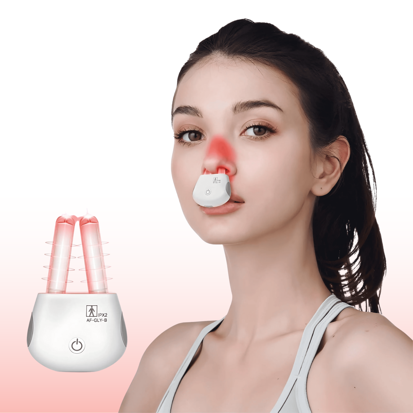 Natural Red Light Sinus Relief Nasal Device - BritishElegance