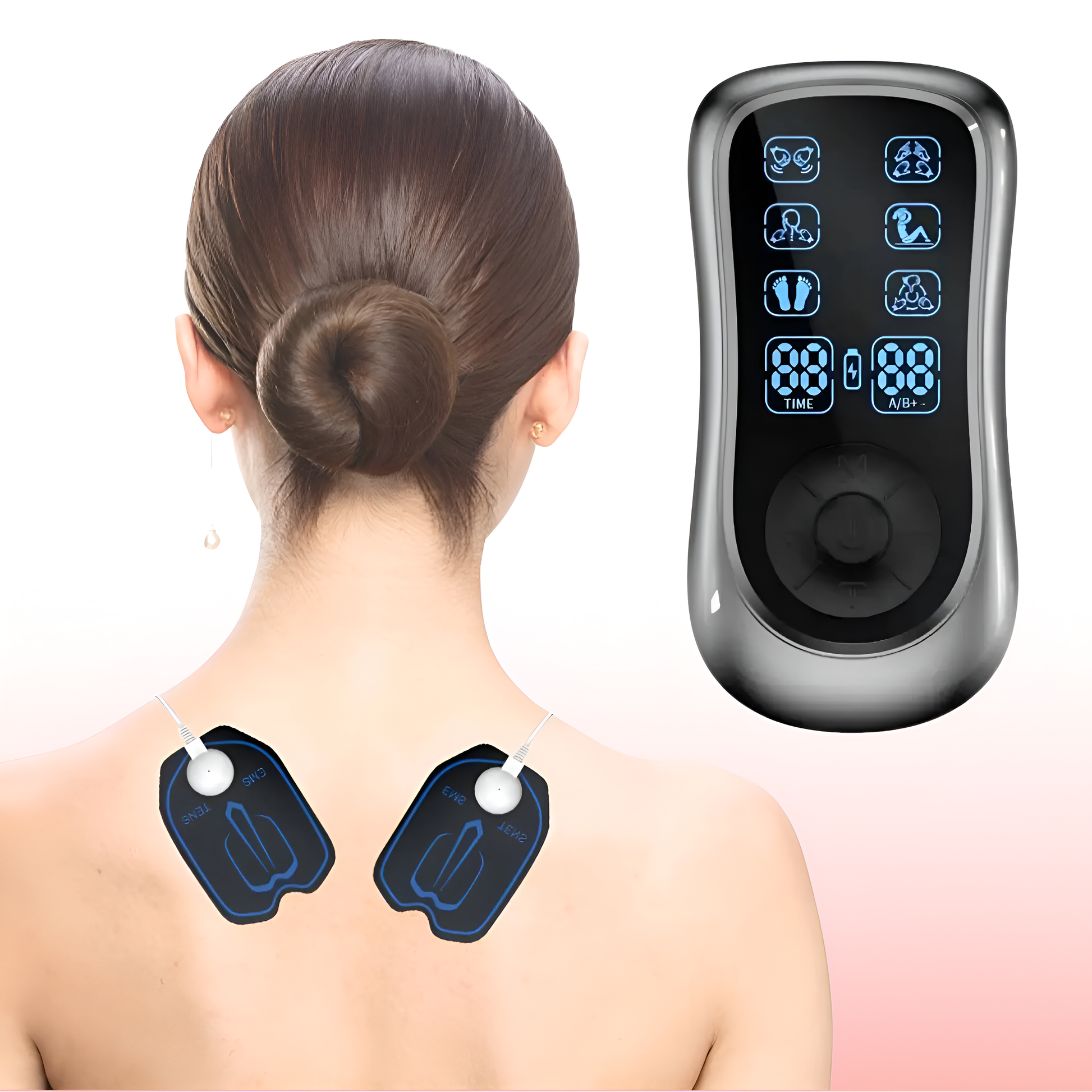 Compact Electronic Muscle Pain Relief Massager Device - VogeLuxe