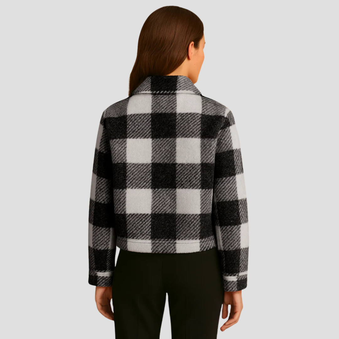Iris | Plaid Teddy Jacket 3