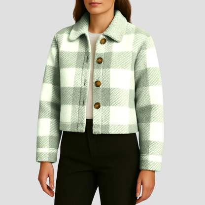 Iris | Plaid Teddy Jacket 5