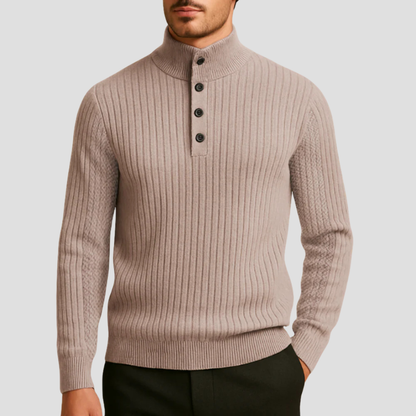 Isaac | Wool Henley Jumper 0