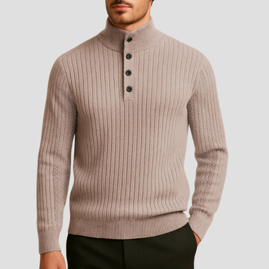 Isaac | Wool Henley Jumper 0