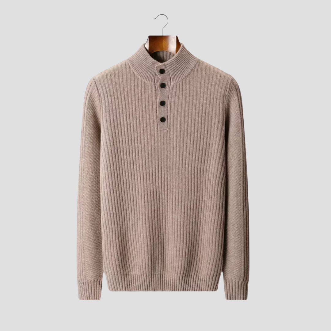 Isaac | Wool Henley Jumper 1