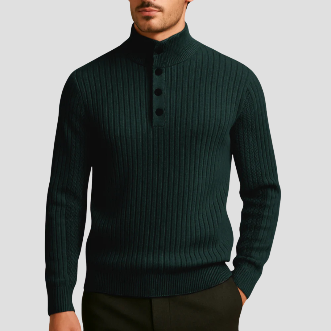 Isaac | Wool Henley Jumper 5