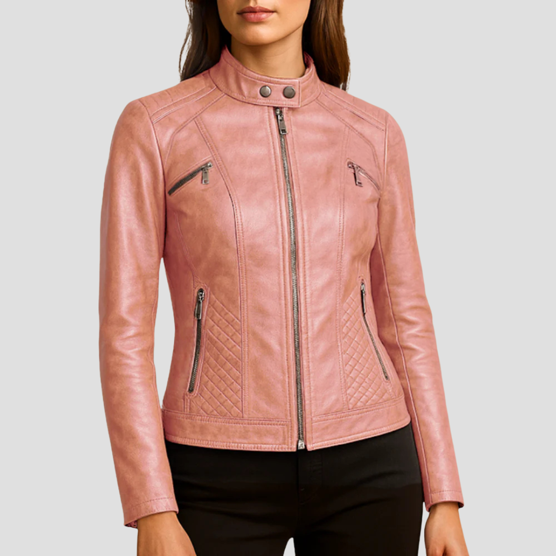 Isabelle | Quilted Leather Jacket 6
