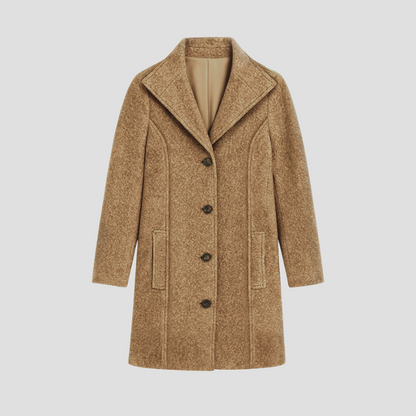 Ismay | Mid-Length Lapel Coat 1