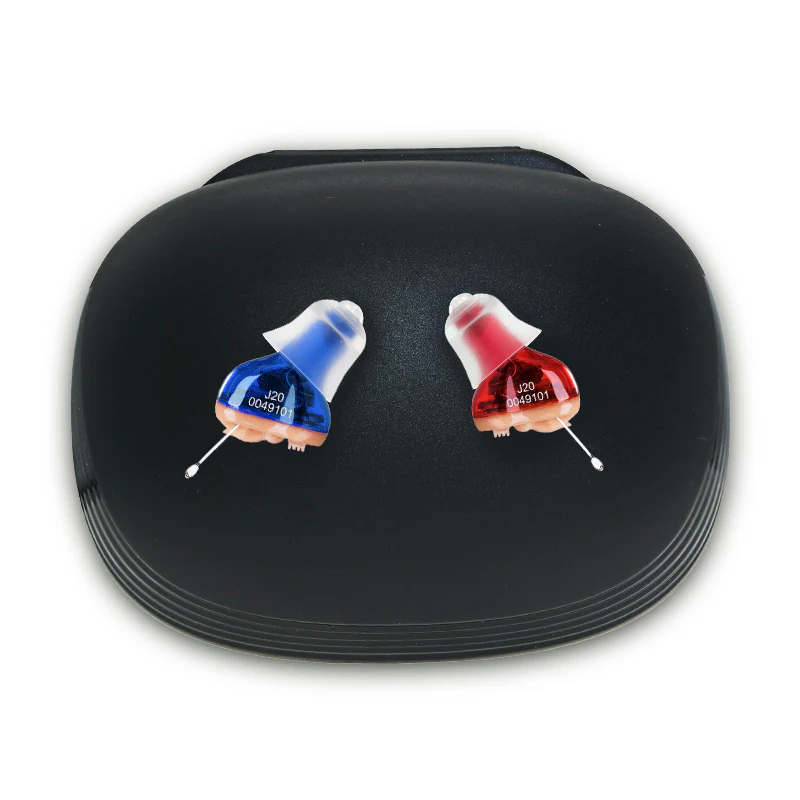 Compact Rechargeable Hearing Aid With Noise Reduction - VogeLuxe