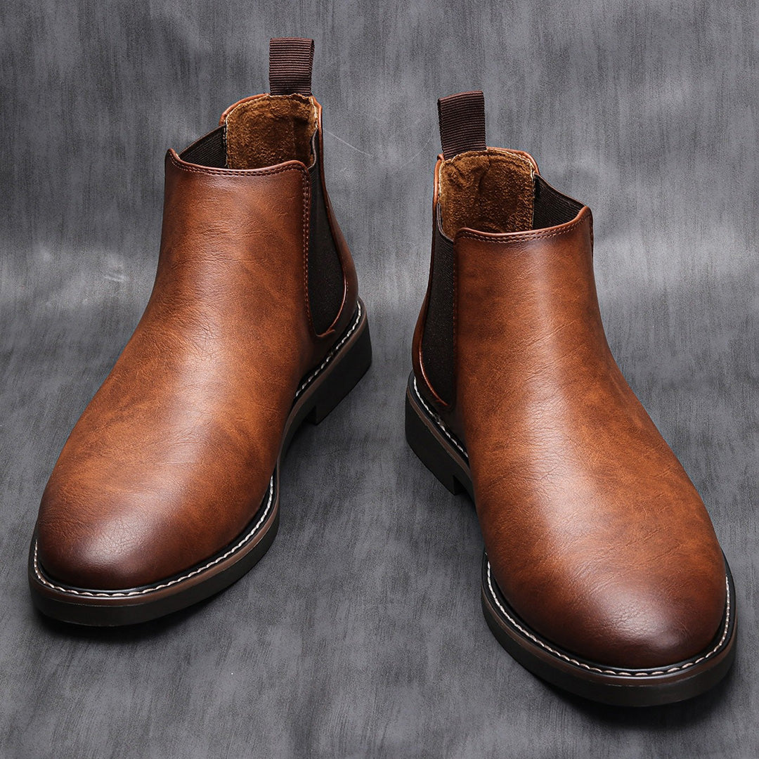 Comfortable Men's Chelsea Ankle Boots - VogeLuxe