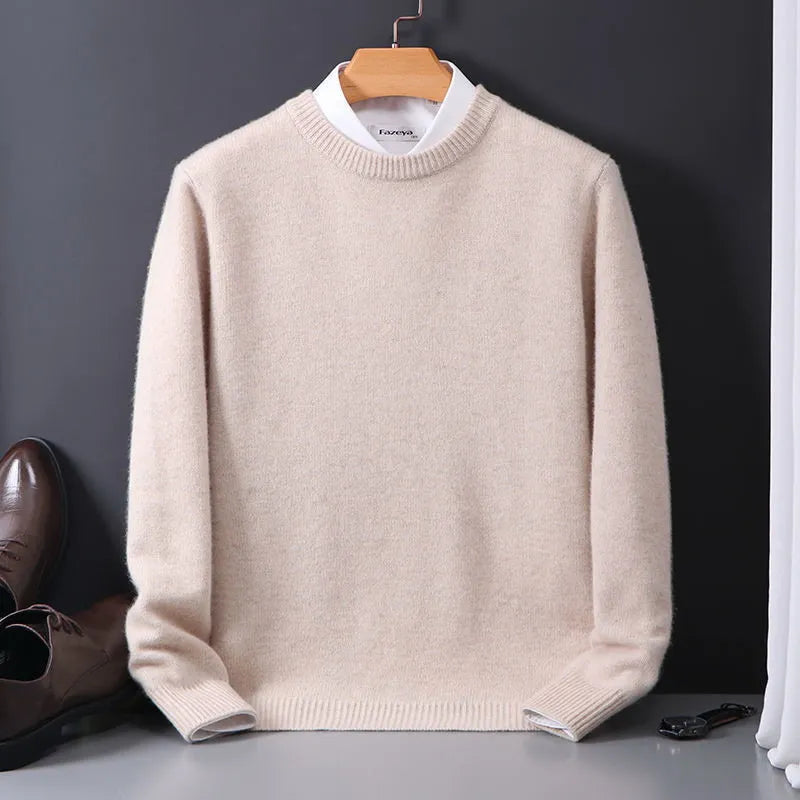 Luxury Men's Soft Winter Crew Neck Sweater
