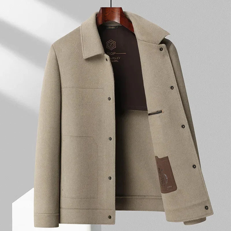 Stylish Vintage Mens Leather Jacket - VogeLuxe