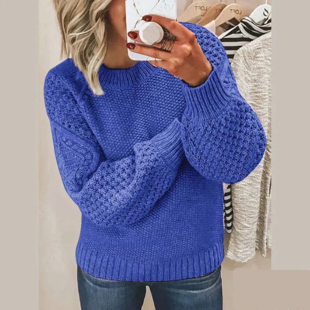 Cozy Women's Crew Neck Warm Sweater