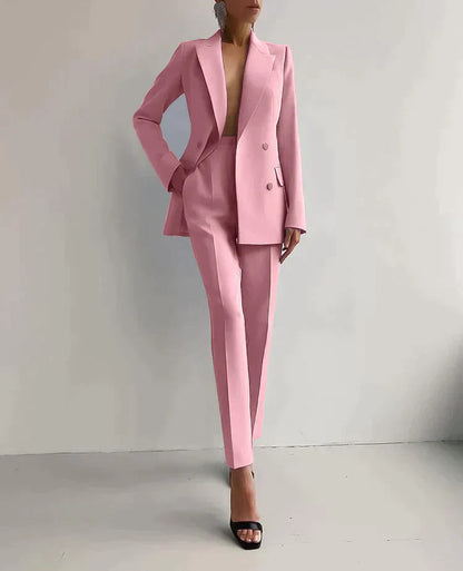 Classic Fit Women's Blazer Jacket Set