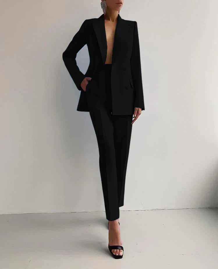 Classic Fit Women's Blazer Jacket Set