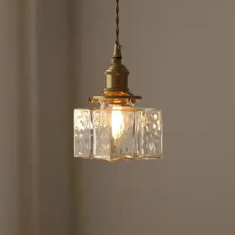 Classic Glass Drop Pendant Light For Kitchen
