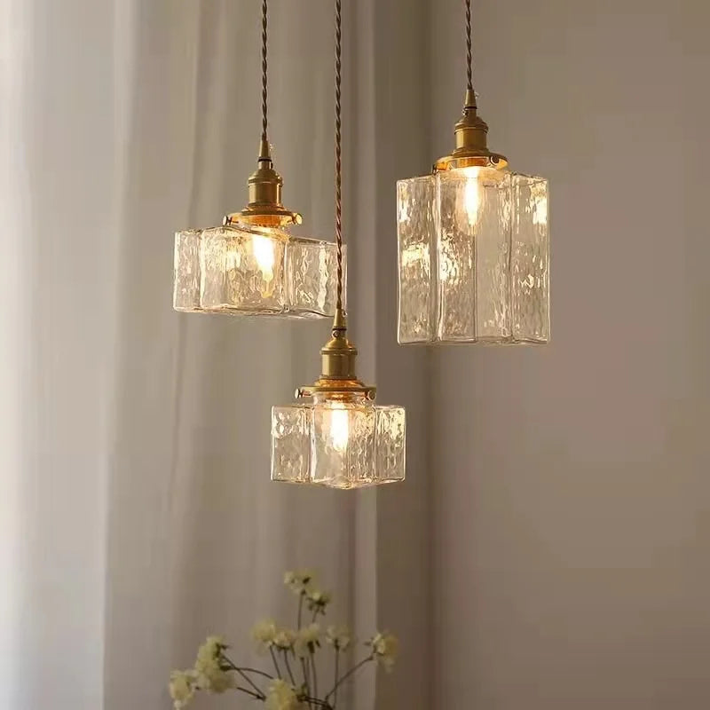 Classic Glass Drop Pendant Light For Kitchen - VogeLuxe