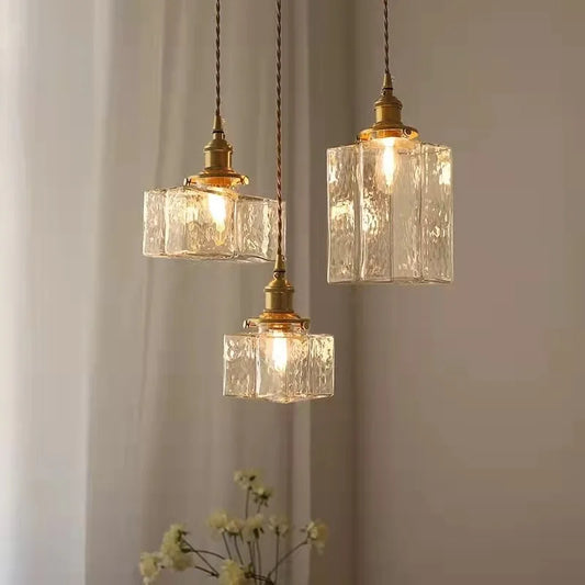 Classic Glass Drop Pendant Light For Kitchen - VogeLuxe