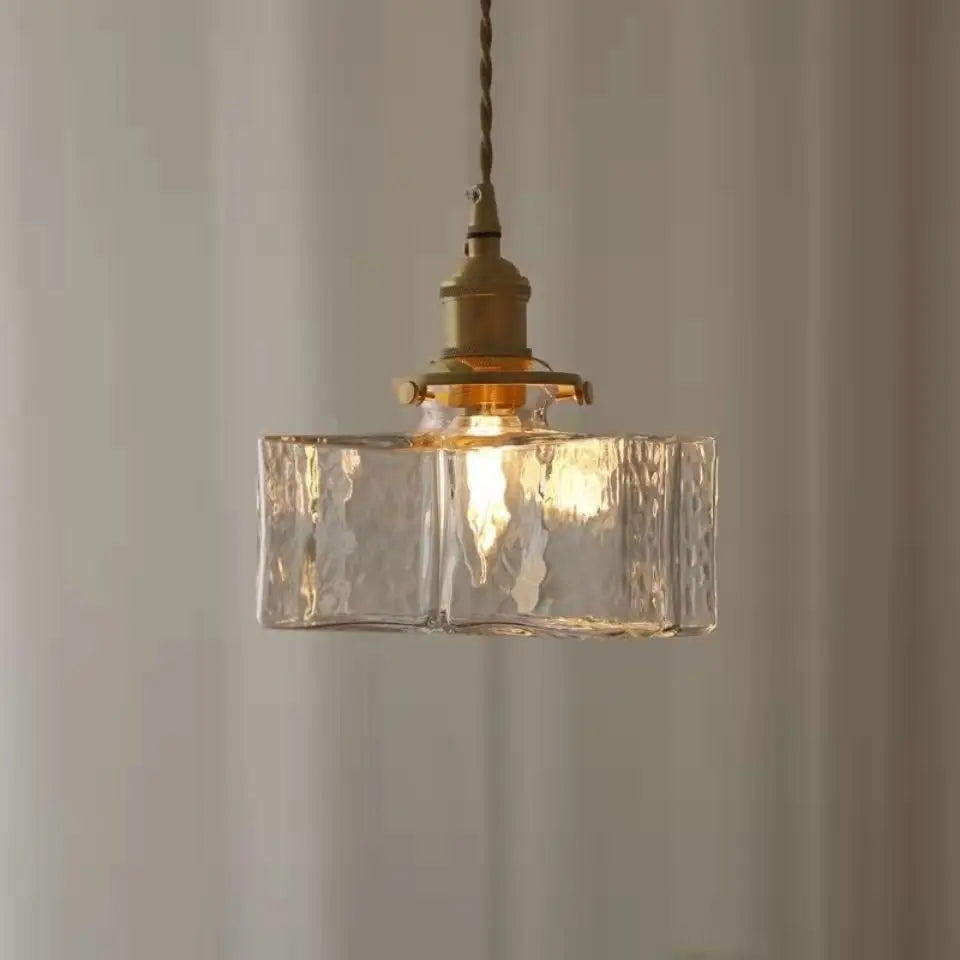 Classic Glass Drop Pendant Light For Kitchen