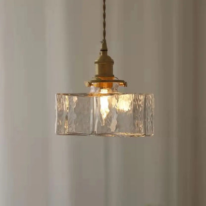 Classic Glass Drop Pendant Light For Kitchen