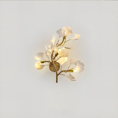Beautiful Floral Glass Wall Light - VogeLuxe
