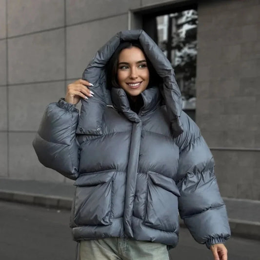 Warm Thick Down Filled Women's Parka Coat - VogeLuxe