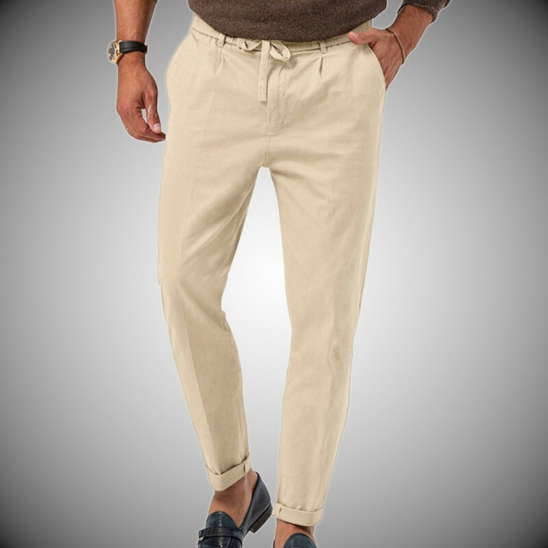 Relaxed Fit Summer Cotton Pants for Men
