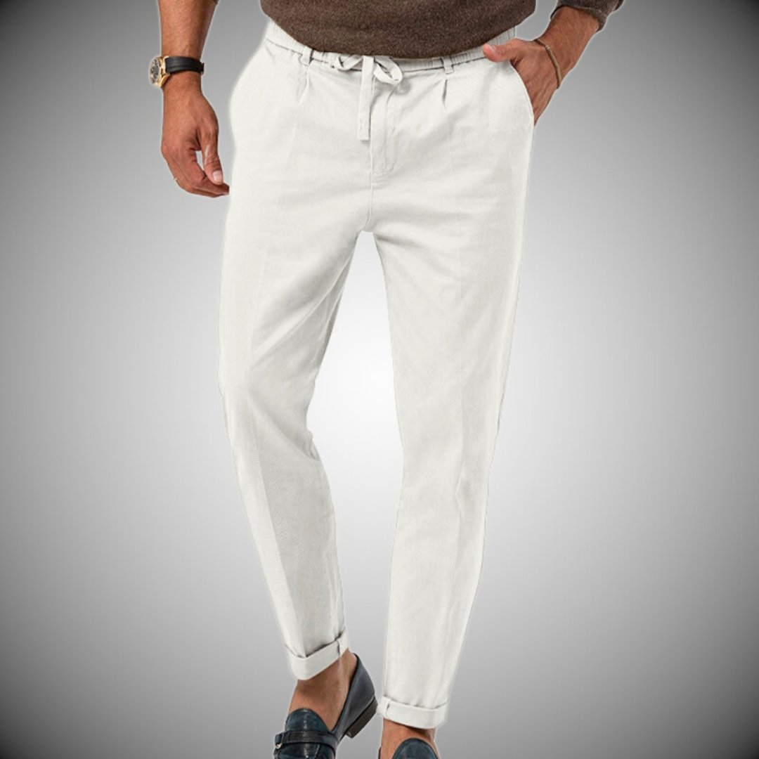 Relaxed Fit Summer Cotton Pants for Men