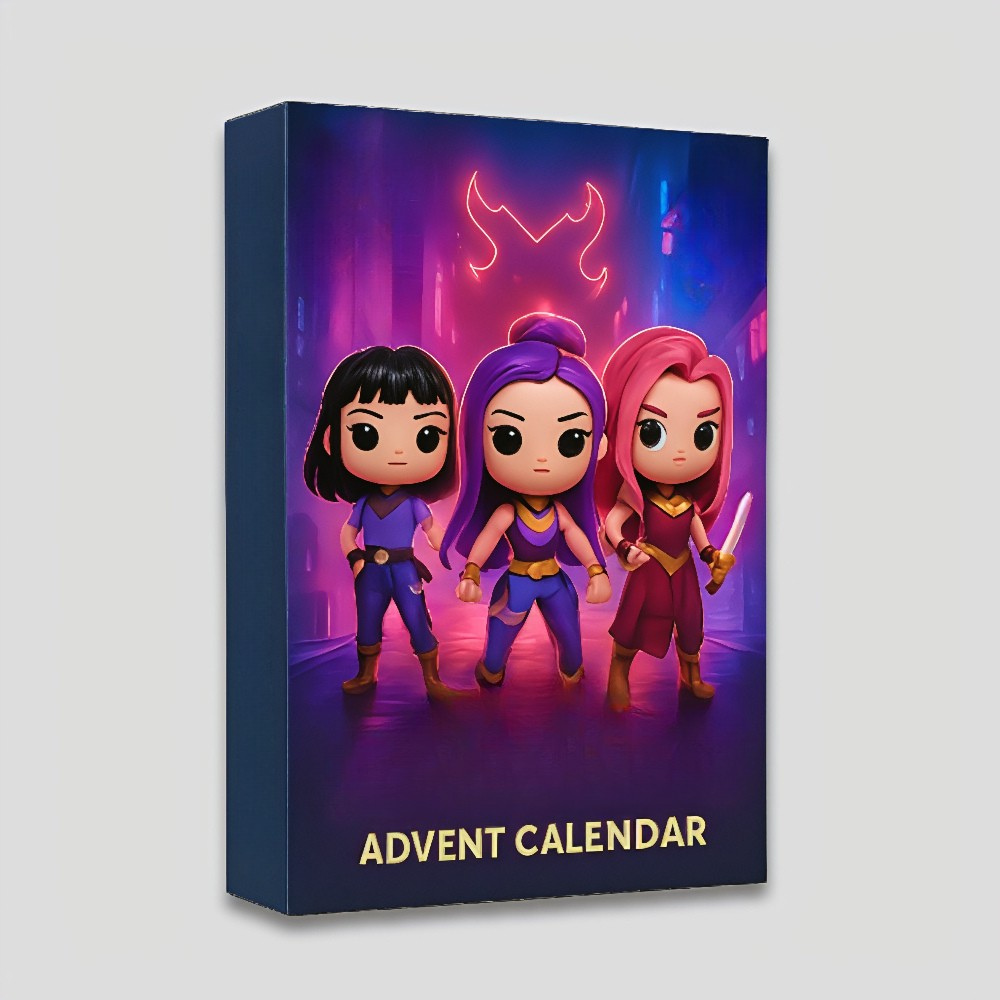 Fun K Pop Anime Character Figure Calendar Set