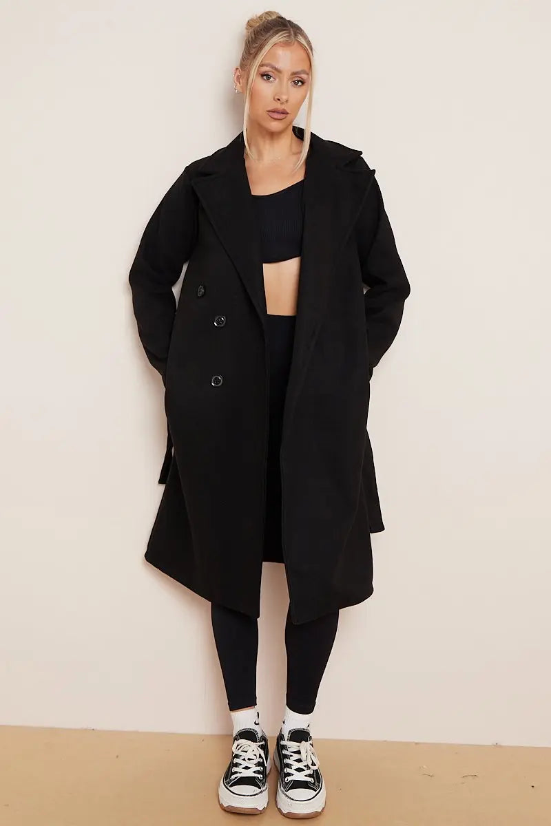 Classic Female Trench Belted Coat