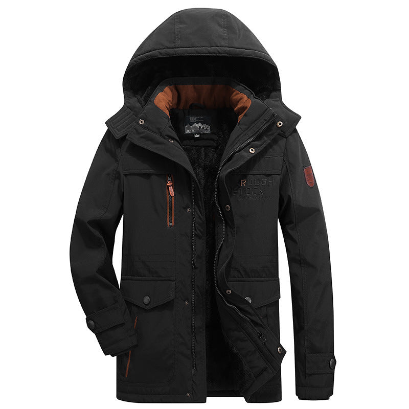 Warm Waterproof Insulated Hooded Parka Coat