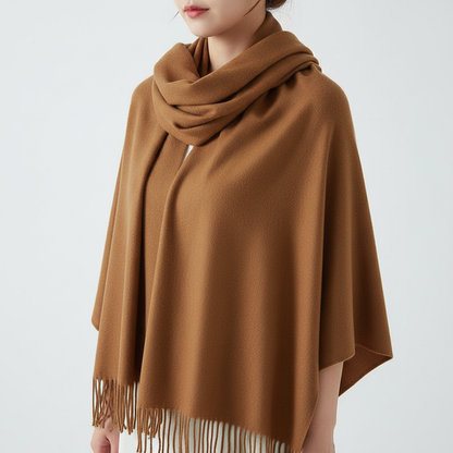 Soft Plaid Oversized Scarf Wrap