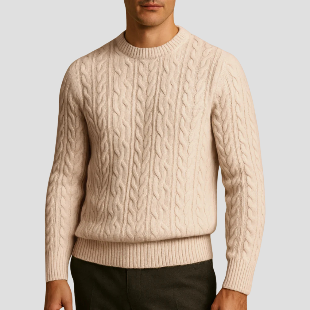 Kester | Wool Cable-Knit Jumper 0