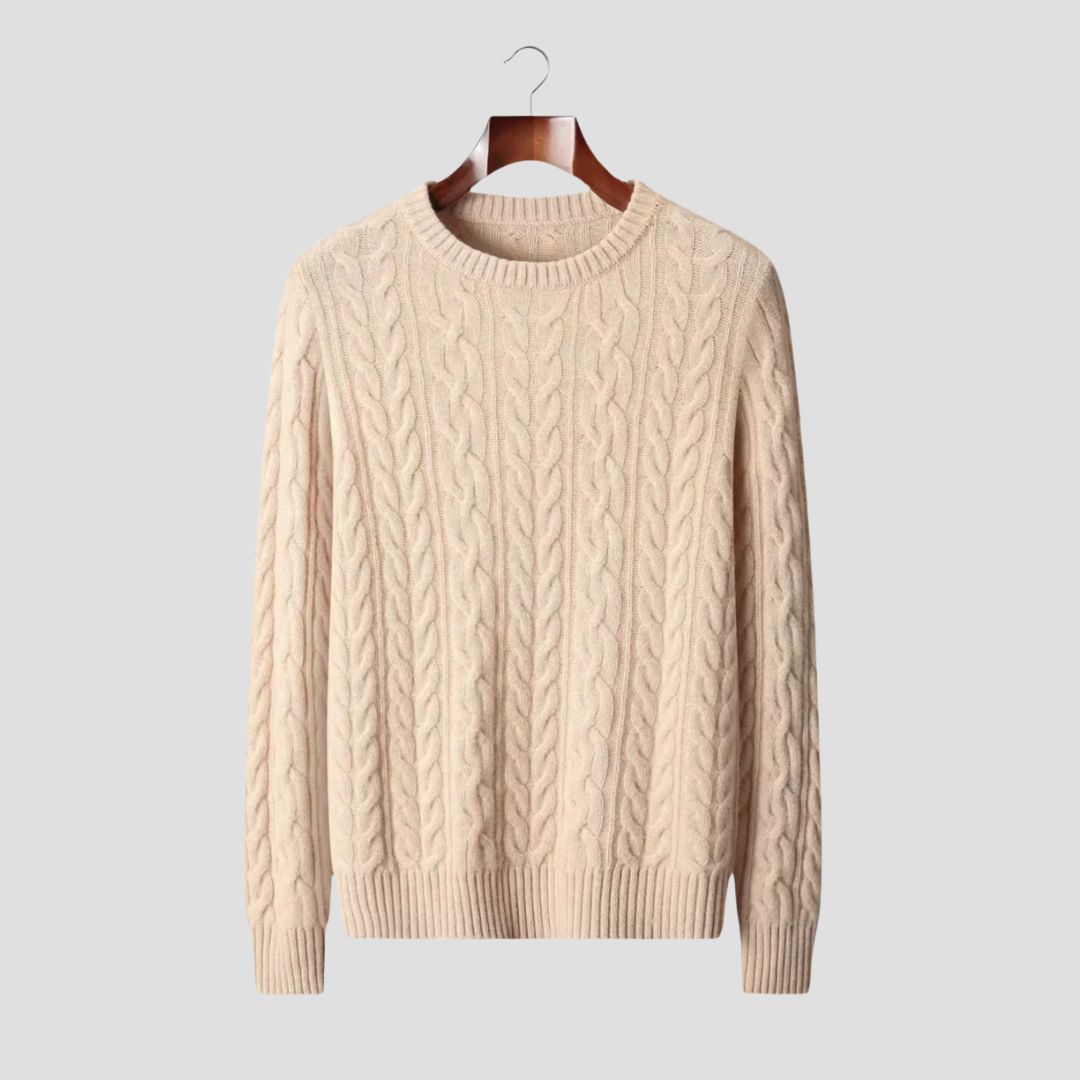 Kester | Wool Cable-Knit Jumper 1