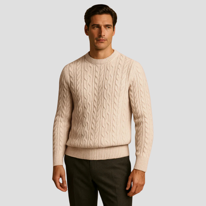 Kester | Wool Cable-Knit Jumper 2