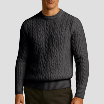 Kester | Wool Cable-Knit Jumper 5