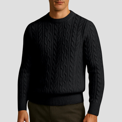 Kester | Wool Cable-Knit Jumper 6
