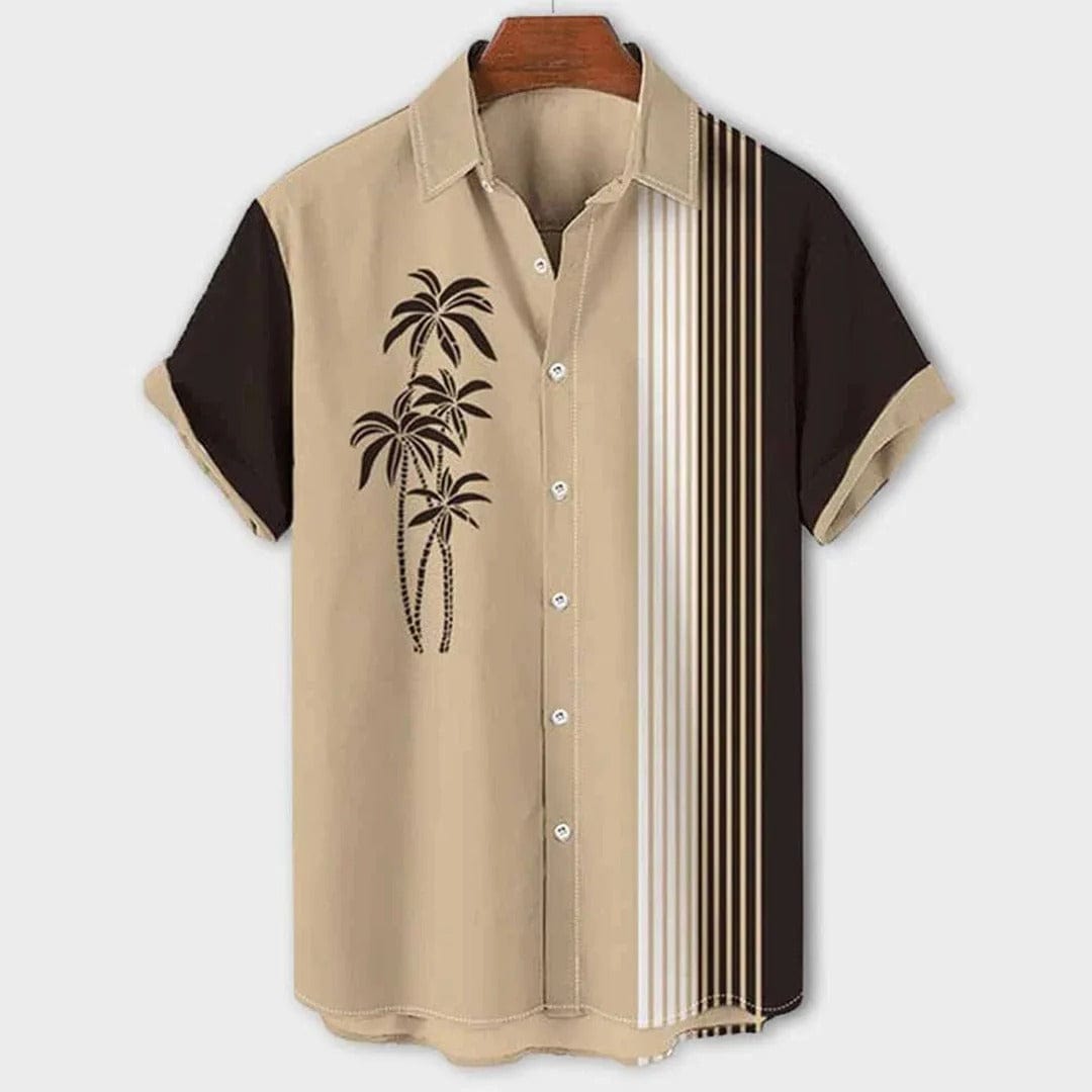 Summer Lightweight Hawaiian Polo Shirt - VogeLuxe