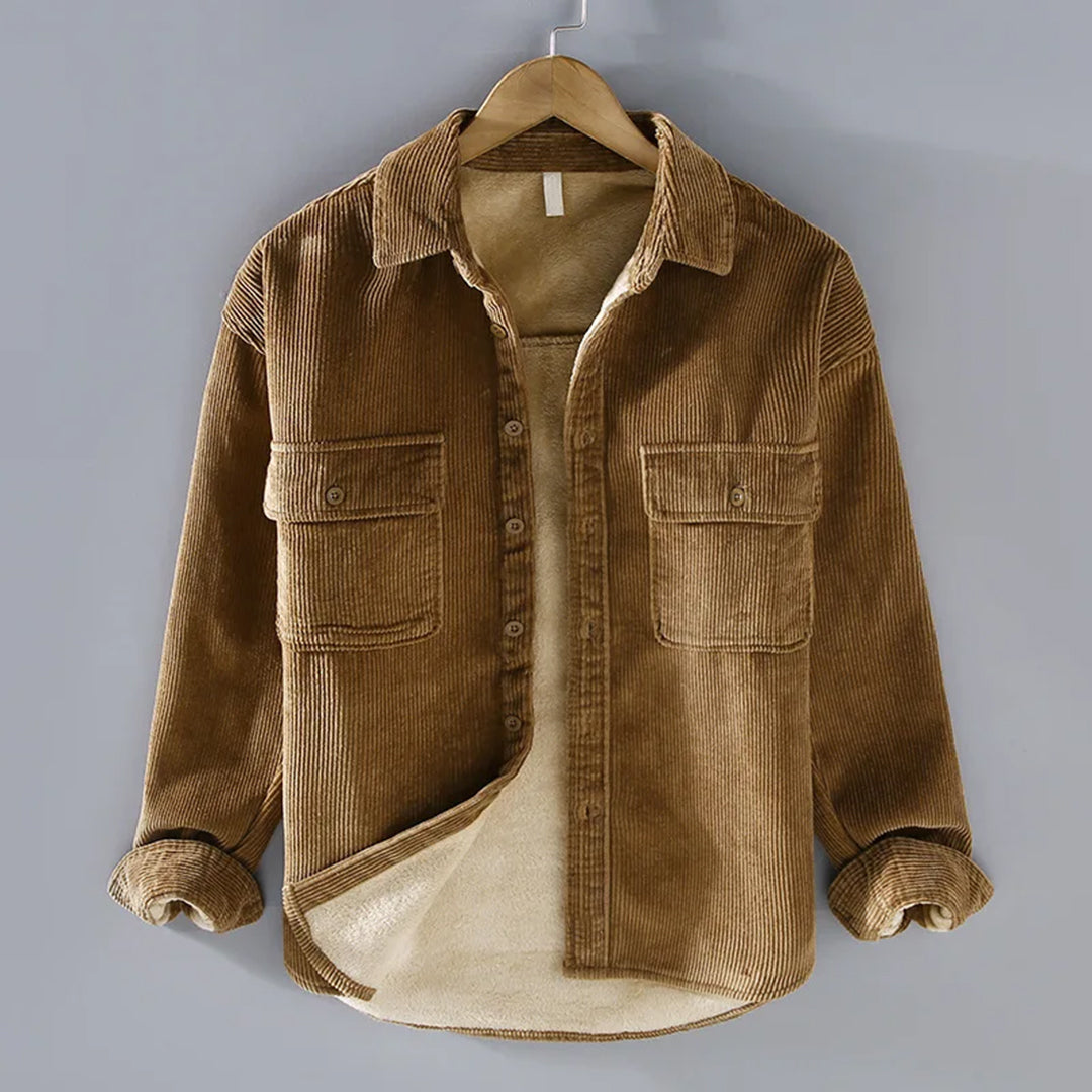 Warm Corduroy Fleece Winter Jacket