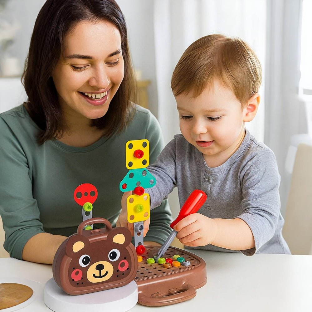 Educational Kids Building Blocks STEM Toy Set - VogeLuxe