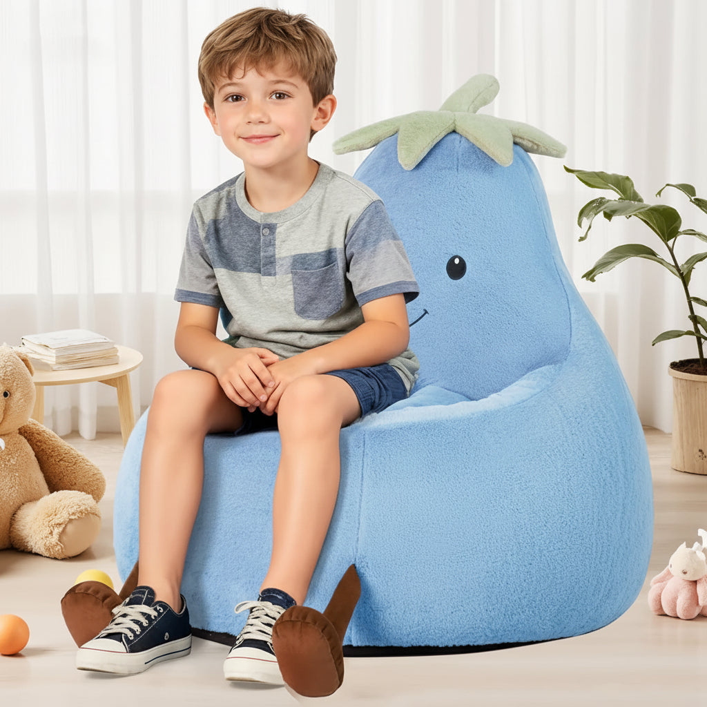 Comfy Kids Bean Bag Soft Foam Reading Chair