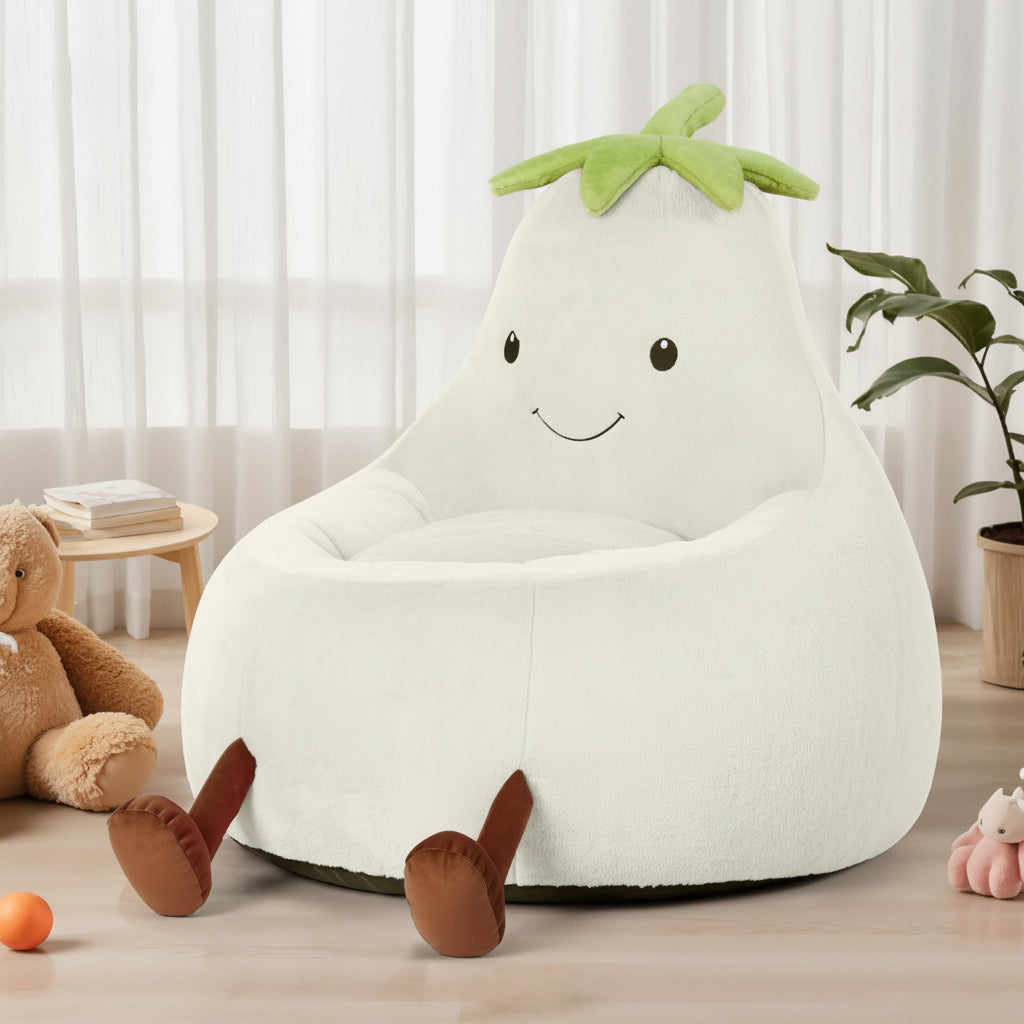 Comfy Kids Bean Bag Soft Foam Reading Chair - VogeLuxe