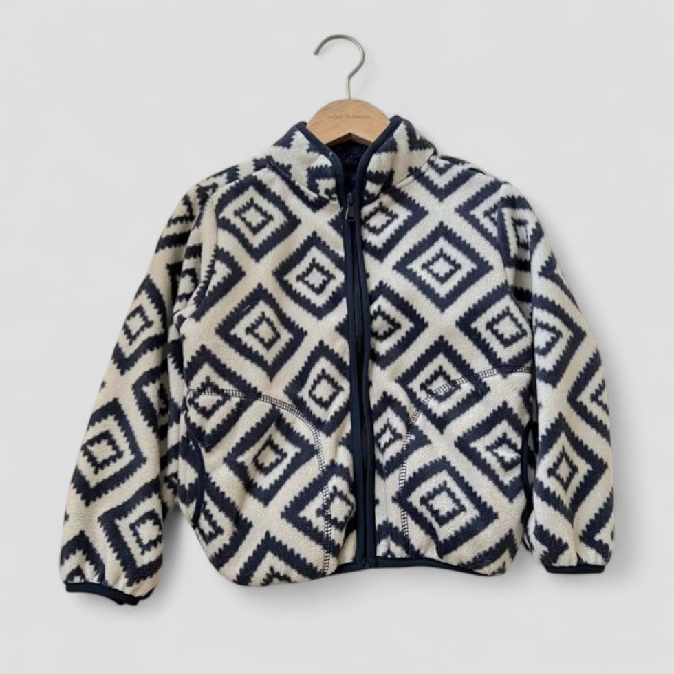 VogeLuxe | Women’s Cozy Stripe Fleece Jacket